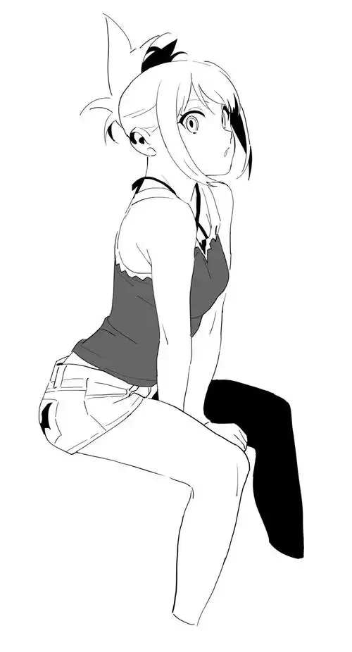 素材这组临摹必备的少女动作姿势参考