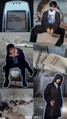 小鬼拼贴壁纸呀!