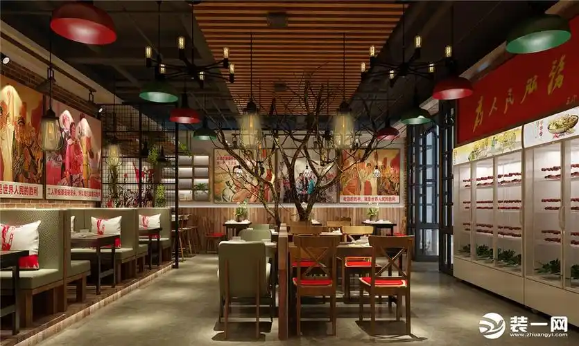 成都小郡肝串串香饭店装修设计-家居美图-装一网效果图