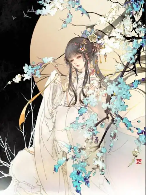 红衣霸气女子古风彼岸花图片