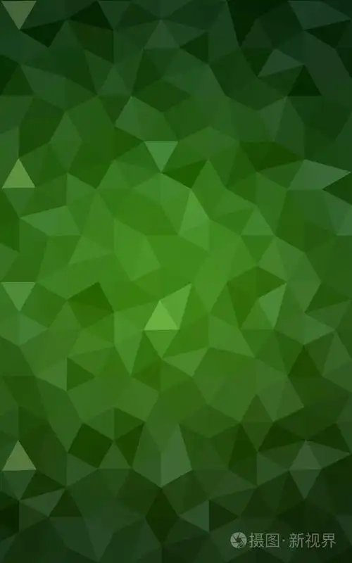 暗绿色的多边形设计模式,三角形和梯度的折纸样式组成的