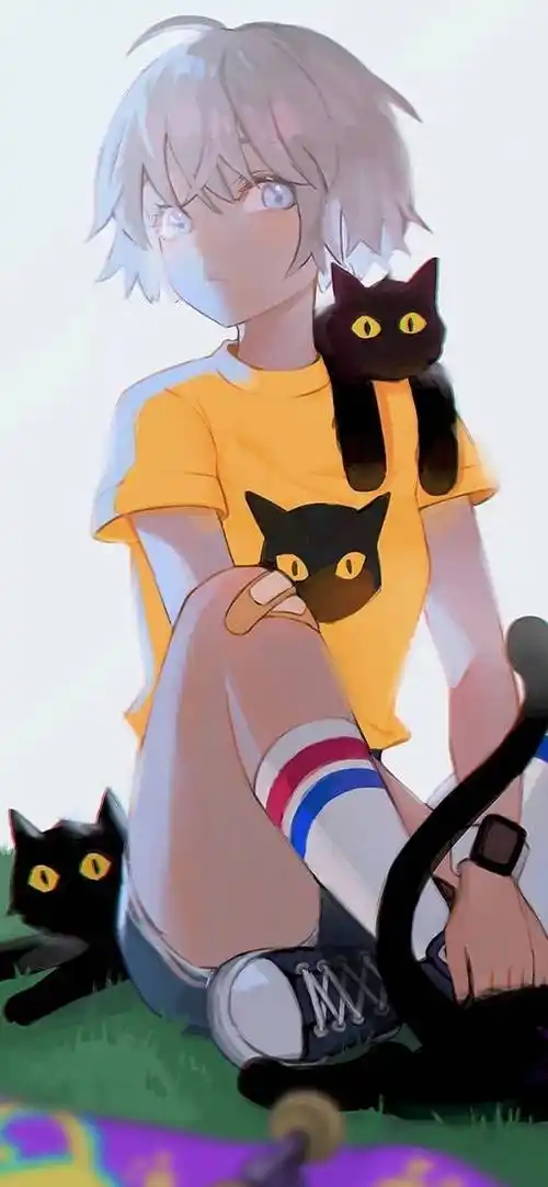 动漫手机壁纸 二次元锁屏壁纸_end_因为_温度