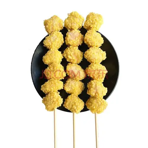 盐酥鸡串20/40/60串/包1000g 商用冷冻油炸小吃半成品食品鸡肉串裹粉