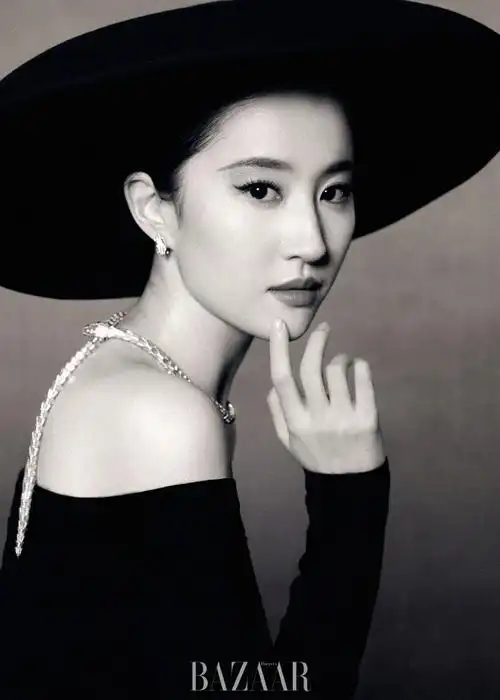 时尚芭莎四月刊##双面刘亦菲芭莎封面大片