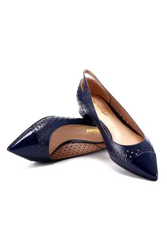 深蓝色 羊皮 女士时尚船鞋 813053-112-01