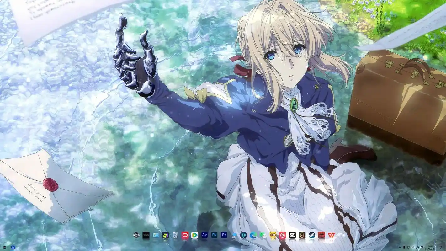 电脑桌面 #二次元美图 1,violet evergarden