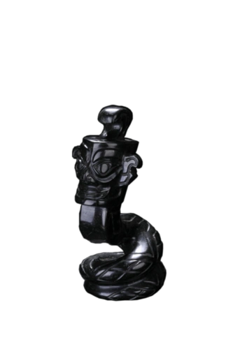 三星堆文化玉人首蛇身神像