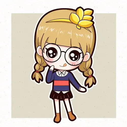 小女孩 卡通形象设计