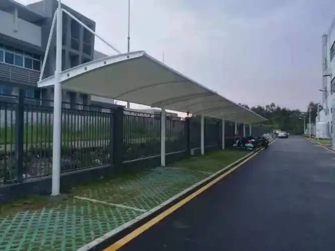 安阳广场张拉膜景观棚制作小汽车膜结构车棚实力厂家