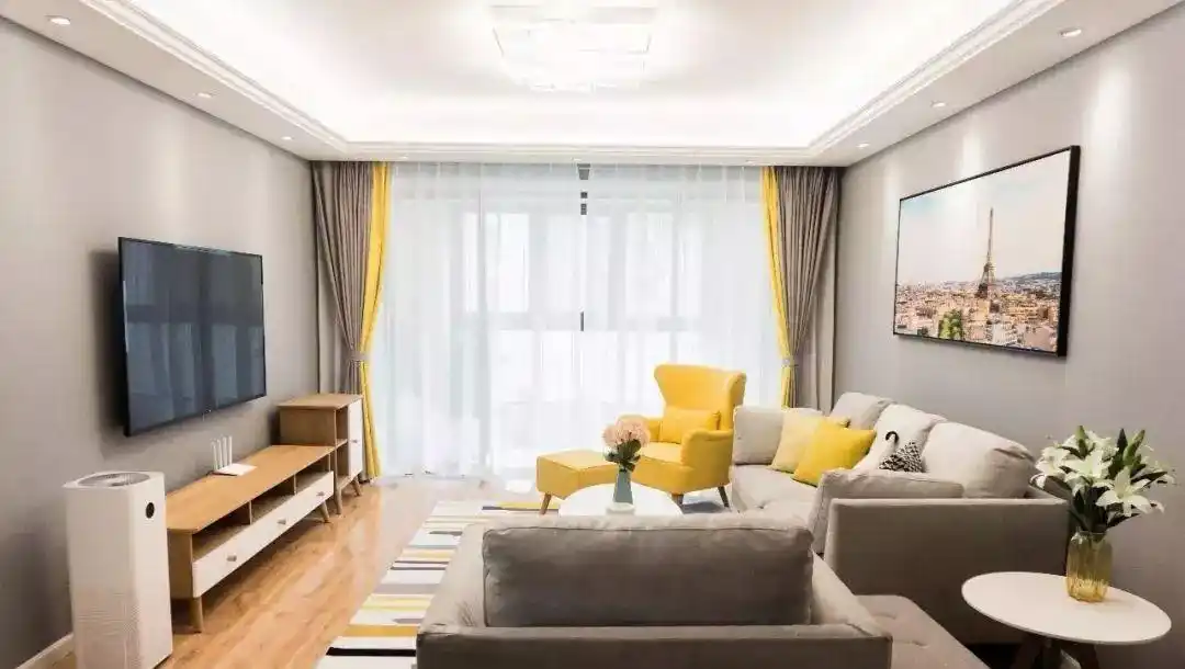 130㎡软装花8万,色彩丰富却不繁杂!