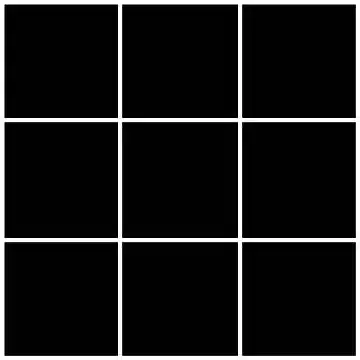 九宫格纯黑背景图 转需