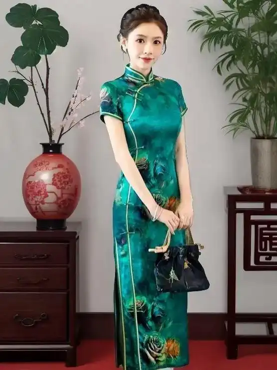 夏季新款改良旗袍,优雅贵气迷人