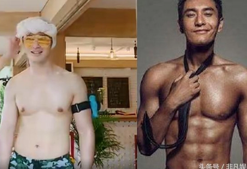 采访时,黄晓明还曾表示自己胸肌练得太大,暂时不练了