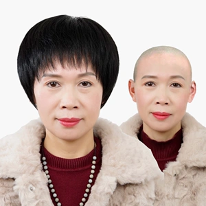 发型透气头发中老年自然头套假发女短发全真自然女士中老年逼真透气全