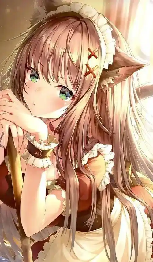 二次元的美丽世界,充满了太多诱惑_美少女_坎肩_猫耳朵