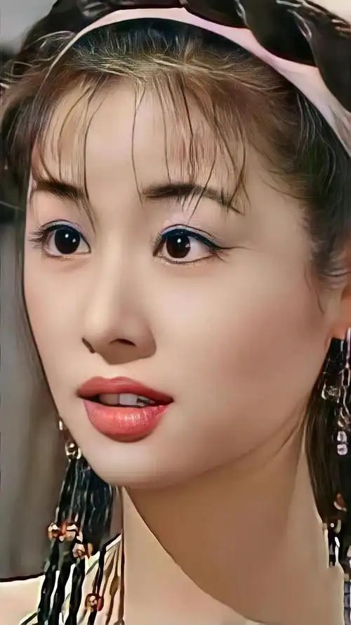 林心如刚出道拍戏时真的太漂亮了比还珠里的紫薇还美