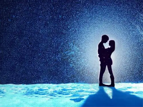 非主流情侣接吻高清壁纸