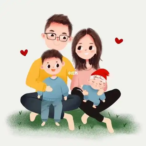 700493一家四口头像看见孩子慢慢长大,那些不足挂齿的苦几年来