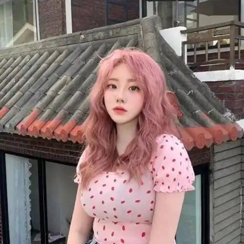 发色分享|酷中带甜人间芭比,梦幻又魅惑的浪漫粉,绝美!_粉色