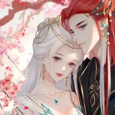 情侣头像古风动漫一人一半