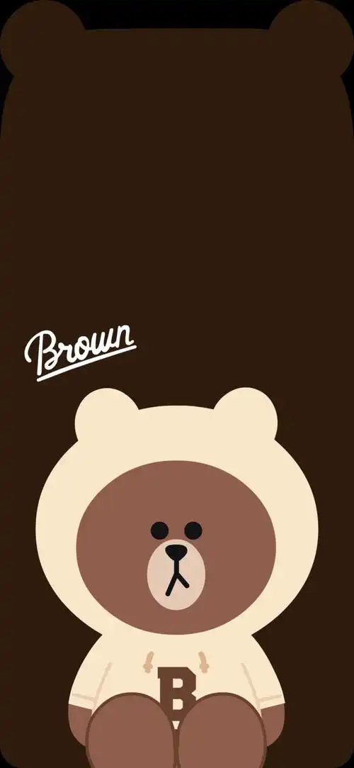 iphone 壁纸 line cony brown 可妮 布朗 莎莉 熊大