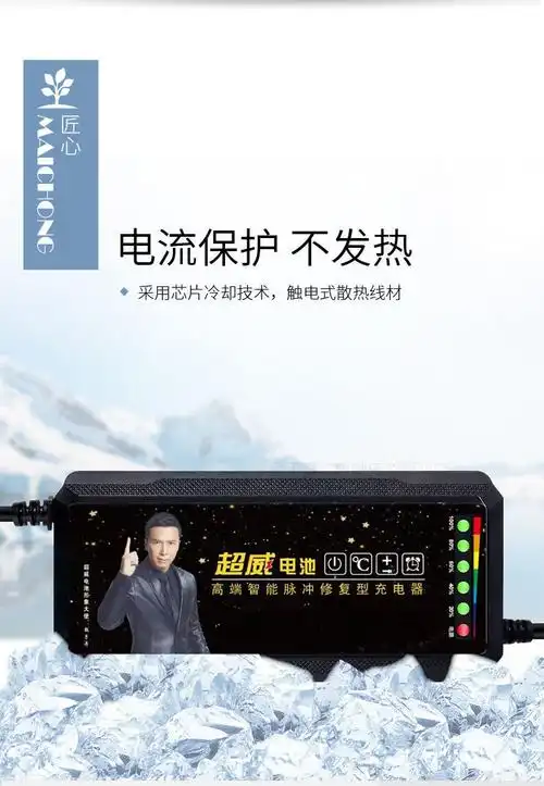 电动车充电器超威锂电池锂离子充电器滑板车哈雷外卖代驾快充36v48v72