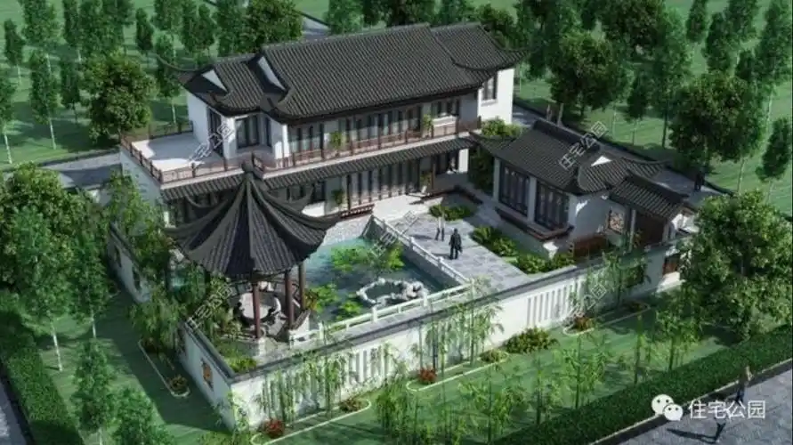 中国园林式四合院