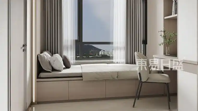 恒裕上麟府86平现代轻奢风格装修效果图