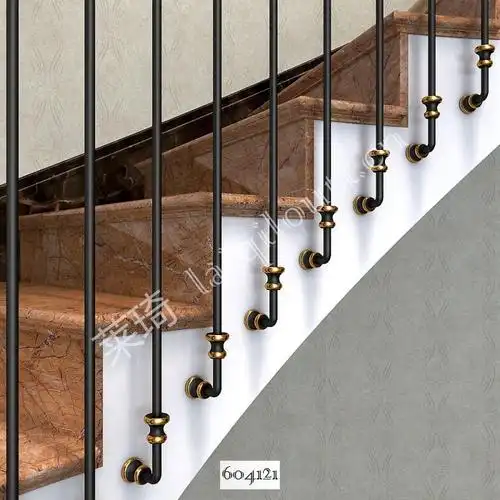 包头 楼梯立柱扶手 外挂 手工锻造铁艺楼梯604121 gl044800 gl077900