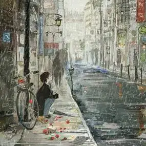 关于下雨的头像下雨天有关的高清悲伤伤感头像