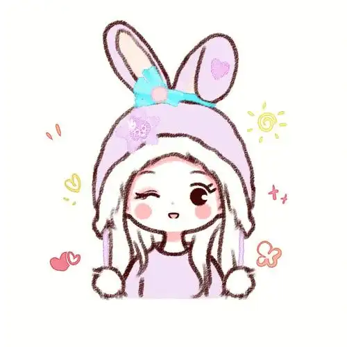 可爱卡通简笔画头像手绘漫画二次元教程