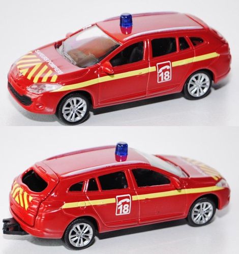 外贸1 64合金车renault mecane 法国雷诺警车模型玩具小车摆件