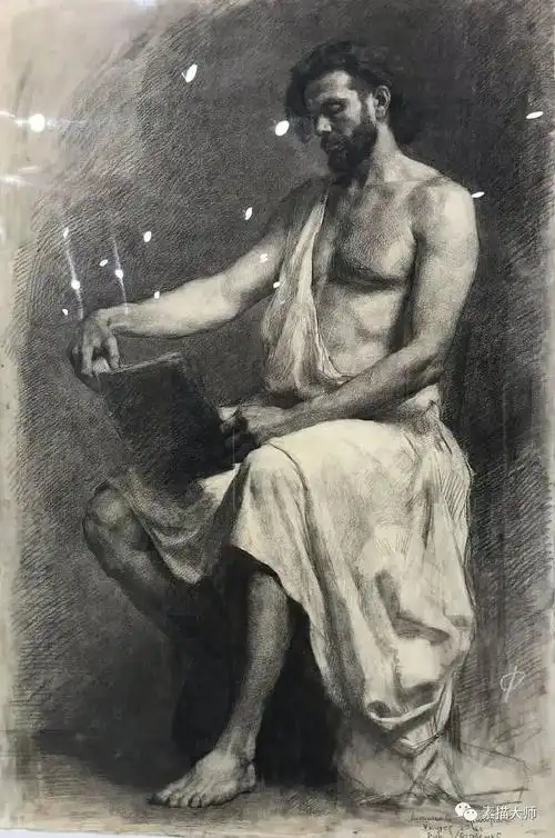 国外素描锦集——人体篇_素描大师_零二七艺考