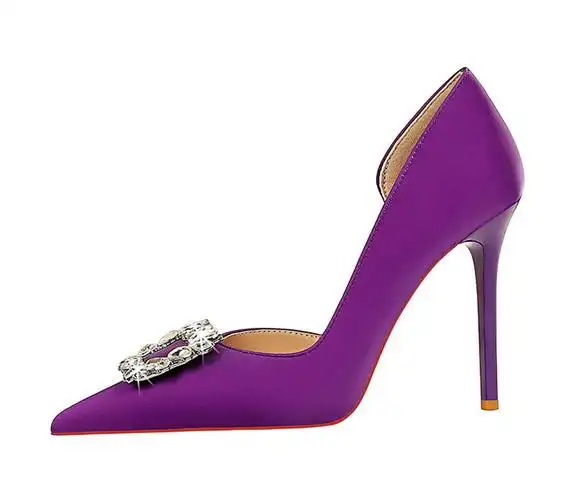 2023秋季新款高跟鞋细跟女单鞋货号2-626 - 17网