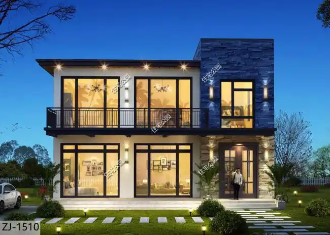 现在最流行的农村二层小别墅(北方农村漂亮二层别墅)