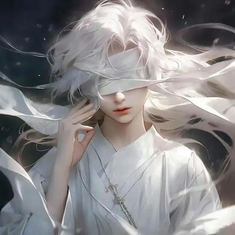 古风蒙眼情侣头像 #手机壁纸潮图 - 抖音