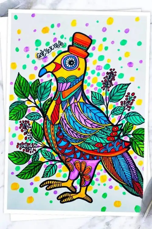 超经典儿童线描范画每张都是学习的好素材收藏它们省了一笔材料费