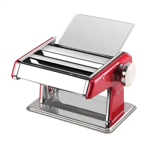 bj/拜杰面条机家用小型手动家庭饺子皮机多功能不锈钢压面器商用