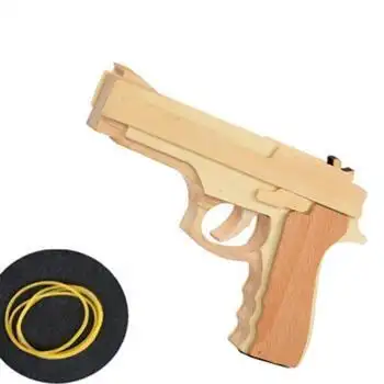 倒车请故意折纸可发射的皮筋枪手工折纸枪折纸枪可发射子弹教程一把