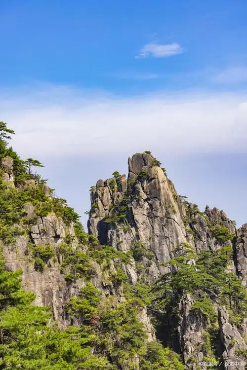 春季是游览黄山最好的季节之一,此时山峰,松林和云海交相辉映,让人