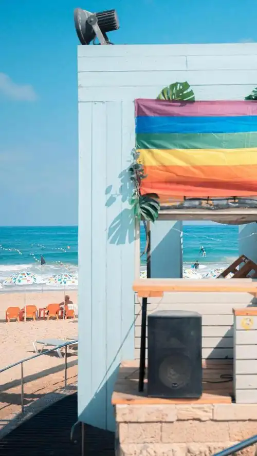 夏日小清新唯美沙滩风景