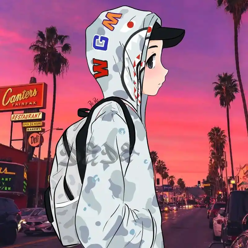 bape #hiphop #原创头像 #嘻哈 #约稿 - 抖音