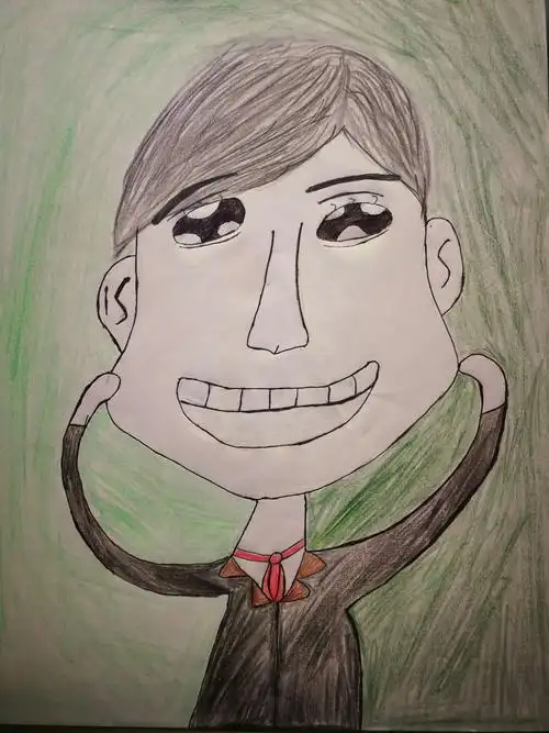 《肖像漫画创作微展》高一7---12班 指导教师:韩丽娟