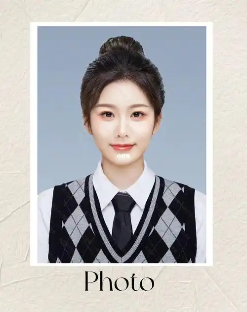韩国女高学院风证件照75往这看