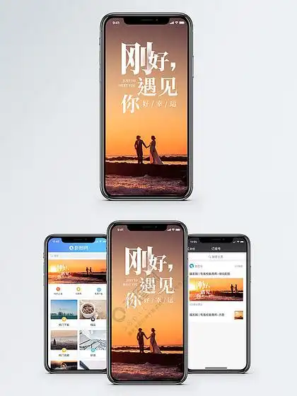刚好遇见你手机 i>海 /i>报配图