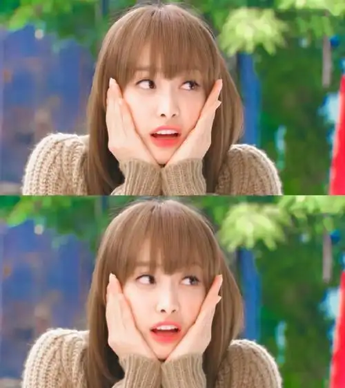 宋茜太适合甜妹路线了##宋茜红衣高马尾