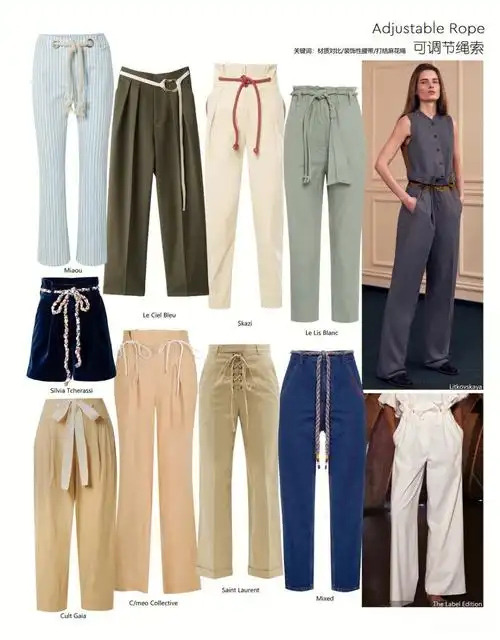 2021秋冬流行趋势裤子细节