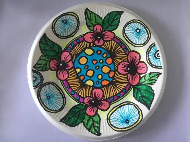 变废为宝|盘子画