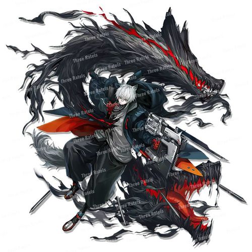 arknights明日方舟华丽技能插图二次元动漫卡通贴纸自粘