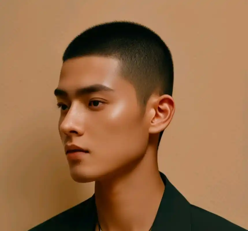 百度秋冬打卡挑战赛# 超短寸头,尽显男士硬朗魅力;轻松打造,引领时尚